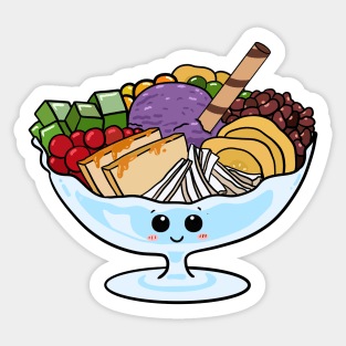 UBE HALO HALO KAWAII FILIPINO DESSERT Sticker